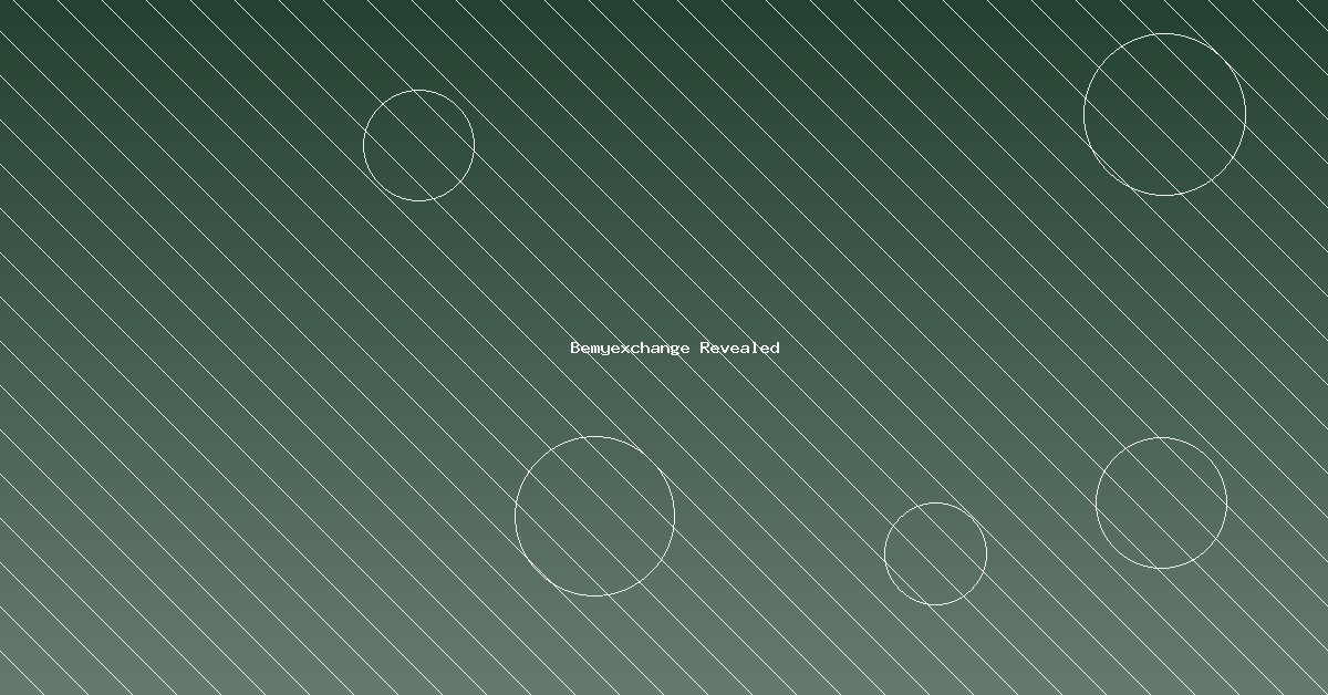 Bemyexchange Revealed: The Shocking Truth Behind the Crypto Platform