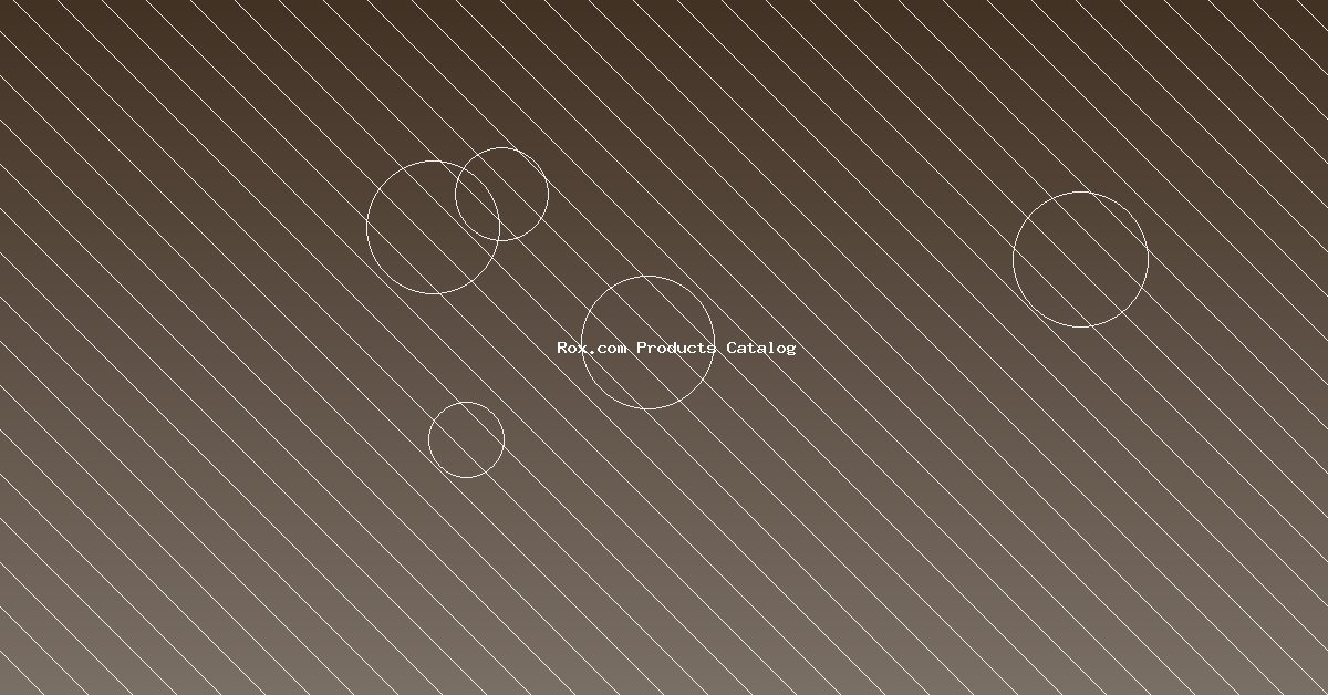 Unlock Premium Shopping: Your Ultimate Guide to the Rox.com Products Catalog